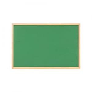 Image of Bi-Office Earth Executive Green Felt Board with Oak Frame 1800 x 1200 mm