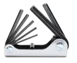 Image of Beta Tools 96 N/G7 7pc Offset Hex Key Wrench Set in Holder Burnished 000960645