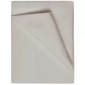 Image of Belledorm 400 Thread Count Egyptian Cotton Flat Sheet (Single) (Oyster) - Oyster