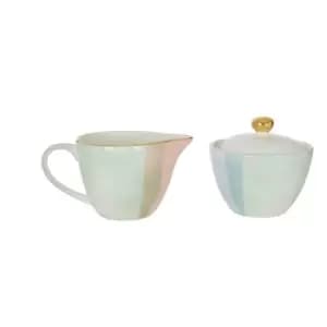 Image of Colour of Paradise Sugar Pot and Creamer