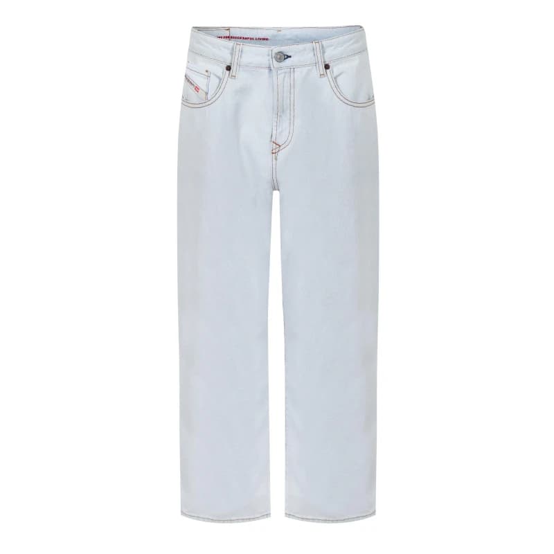 Image of Diesel 1999 Wide Leg Jeans - Blue Blue 26 S