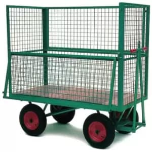 Image of Slingsby Heavy Duty Turntable Trucks with Wooden Platforms, L X W - 1600 X 711 a