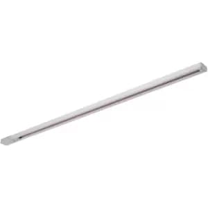 Image of 1m Commercial Lighting Display Track - Live & Dead Ends - Silver - Single Circuit