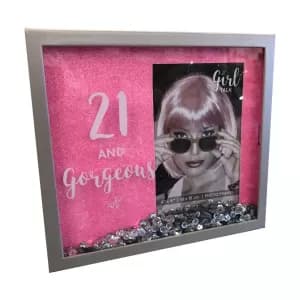 Image of Girl Talk Sparkle Box Frame Multi-Aperture - The Girls