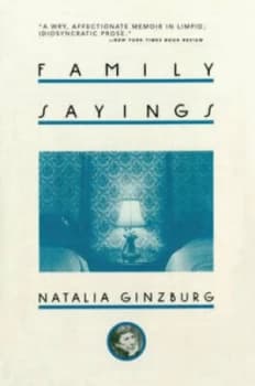 Image of Family Sayings by Natalia Ginzburg Paperback