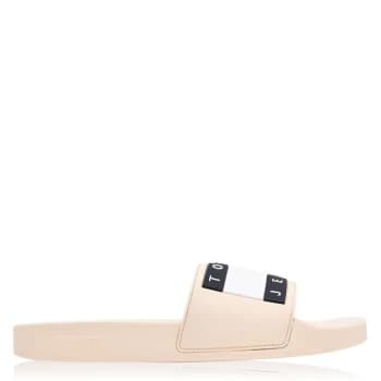 Image of Tommy Jeans Flag Sliders - Greige