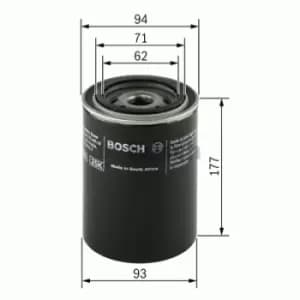 Image of Bosch 0451203001 Oil Filter P3001