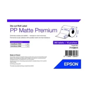 Image of Epson 7113411 printer label White Self-adhesive printer label