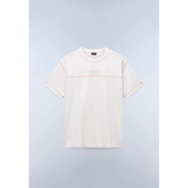 Image of T-Shirt Napapijri Umbra Blanc Male XS