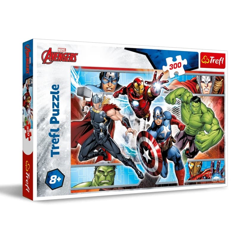 Image of Trefl Marvel The Avengers Puzzle - 300 Pieces Multi unisex