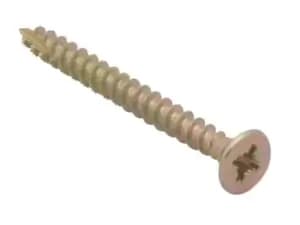 Image of Forgefix FORSP440YT Spectre PZ Compatible Wood Screw CSK ZYP 4.0 x 40mm Tub 1200