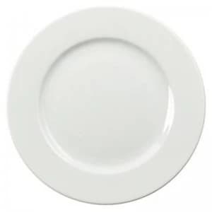 Image of CPD 25cm White Porcelain Plate - 6 Pack