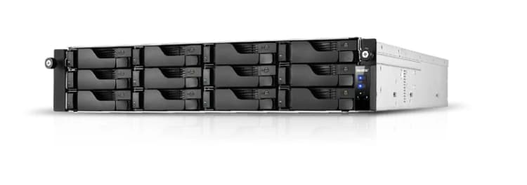 Image of Asustor AS6512RD NAS Rack (2U) Intel Atom C3538 8GB DDR4 0 TB ADM Bl