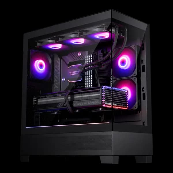 Image of Phanteks XT View DRGB Mid-Tower Gaming PC Case - Black - PH-XT523V1_DBK01