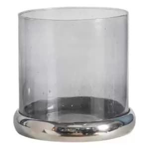 Image of Gallery Interiors Candle Holder Viborg / Silver/Grey / Large