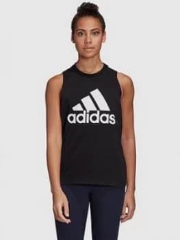 Image of Adidas Badge Of Sport Tank Top - Black