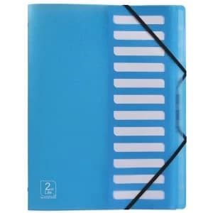 Image of Elba 2nd Life A4 Sorter 12 Part Polypropylene Blue Single