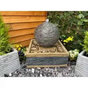 Image of Compact Earth Stone Mains Powered Water Feature