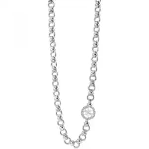 Image of Ladies Guess Un4Gettable Silver Necklace