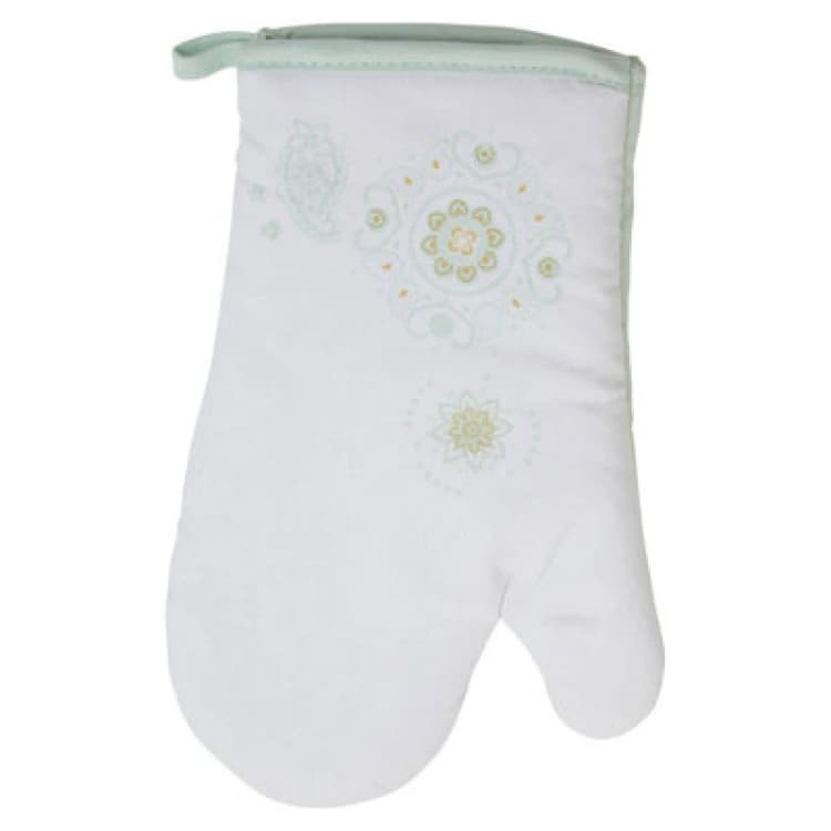 Image of Premier Housewares Paisley Spiral Single Oven Glove White