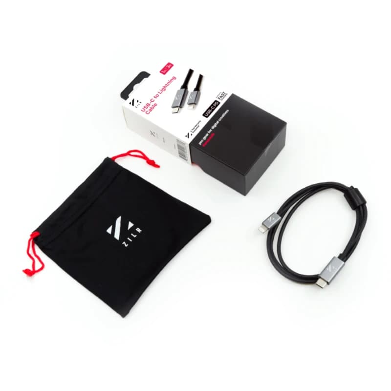 Image of Zilr USB-C to Lightning Cable 1m / 3.3ft