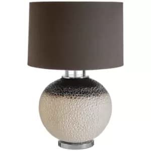 Image of Premier Housewares Uli Table Lamp with Dark Grey Shade