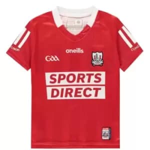 Image of ONeills Cork Home Jersey Junior (2 stripe option) - Red