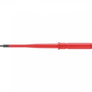 Image of Wera Kraftform Kompakt 68IS Square VDE Slim Interchangeable Screwdriver Blade Robertson Tip 2 154mm