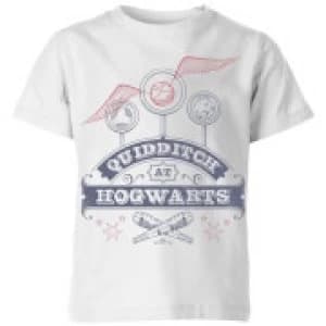 Image of Harry Potter Quidditch At Hogwarts Kids T-Shirt - White - 11-12 Years