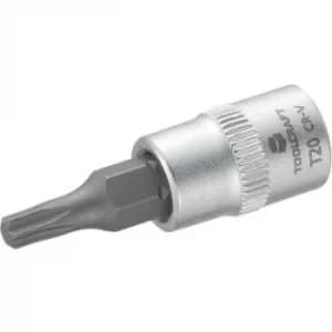 Image of TOOLCRAFT T20 816082 Torx Bit T 20 1/4 (6.3 mm)