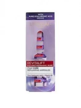 Image of LOreal Paris LOreal Paris Revitalift Filler Replumping Ampoules 7 x 1.3ml One Colour, Women