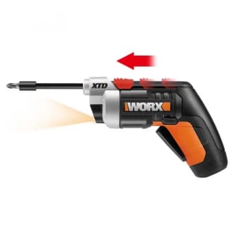 Image of Worx XTD 4 Volt Li-Ion Extending Cordless Screwdriver
