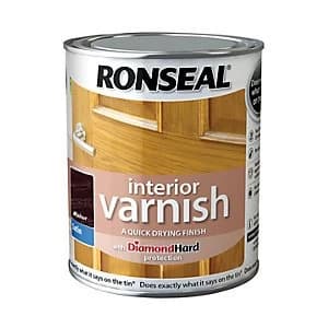 Image of Ronseal Interior Varnish - Satin Walnut 750ml