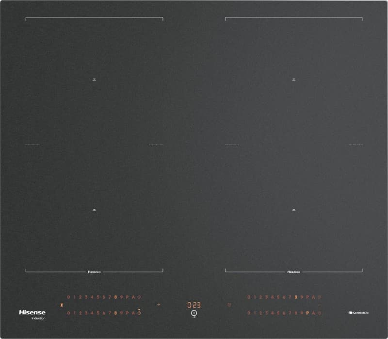 Image of Hisense 60cm 4 Zone Induction Hob HI6443SRWF Black