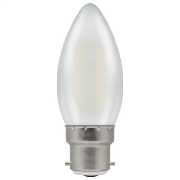 Image of Crompton LED Candle Filament Dimmable Pearl 2.5W 4000K BC-B22d