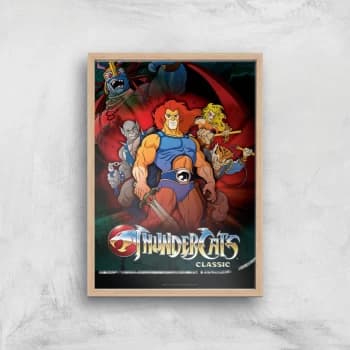 Image of Thundercats Giclee Art Print - A4 - Wooden Frame