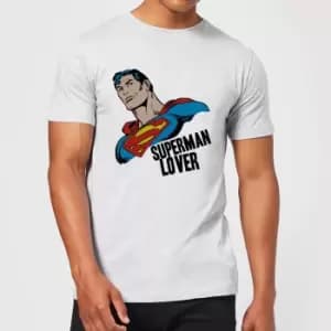 Image of DC Comics Superman Lover T-Shirt - Grey - XXL - Grey