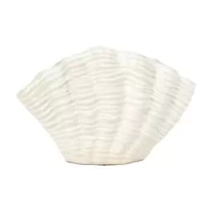 Image of Gallery Interiors Sham Vase in Reactive White / Small