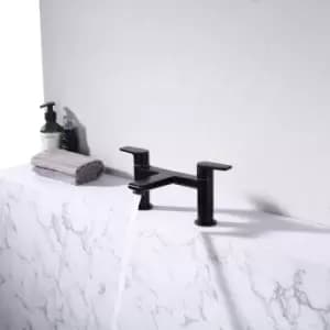 Image of Anstey Bath Filler, 1/4 Turn, Dual Lever Ceramic Disc, High/ Low Water Pressure, 240(H) x 220(W), Black, 628515 - Vurtu