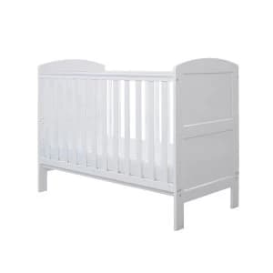 Image of Ickle Bubba Coleby Mini Cot Bed and Pocket Sprung Mattress White