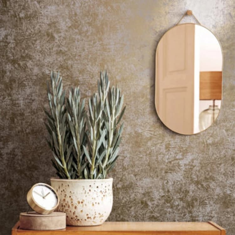Image of Galerie Industrial Effects Gold Metallic Plain Texture Wallpaper Roll