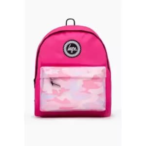 Image of Hype Camo Backpack (One Size) (Hot Pink/White)