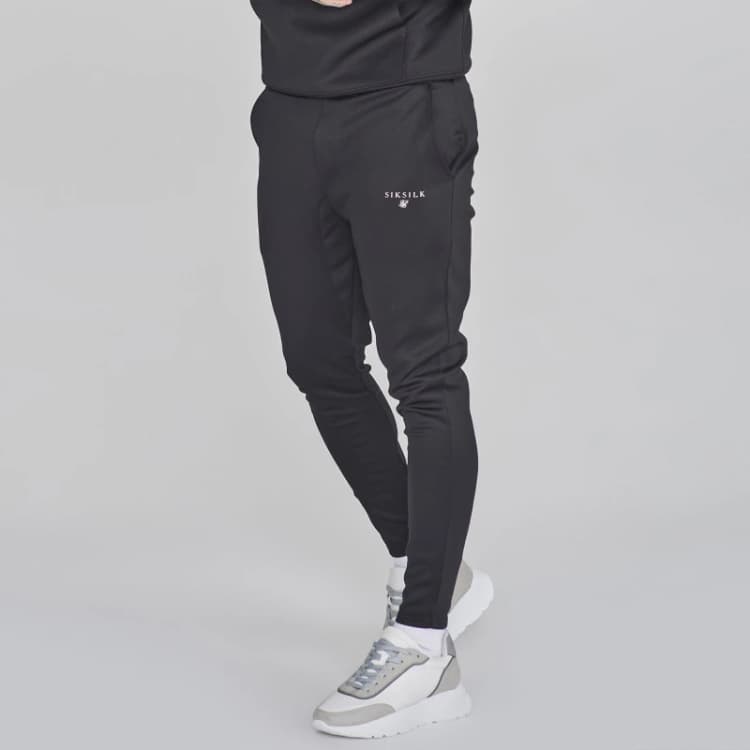 Image of SikSilk Poly Joggers Adults - Black XL