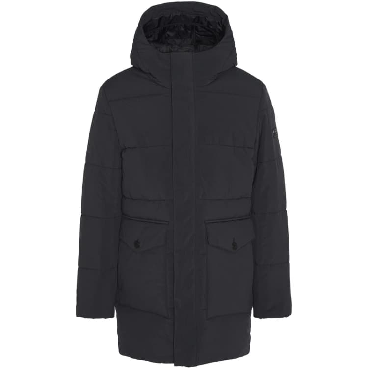 Image of Barbour International Sutley Shell Quilted Jacket - XL Black Coats and Jackets male MQU1822BK11 XL