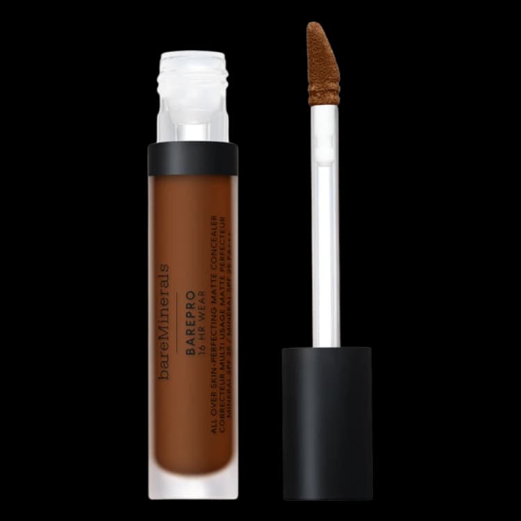 Image of bareMinerals Barepro All-Over Skin-Perfecting Matte Concealer Mineral Spf20 7.5ml (various shades) - Deep 500 Warm