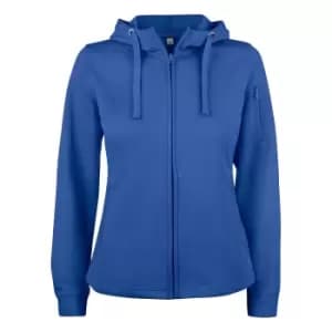 Image of Clique Womens/Ladies Basic Active Full Zip Hoodie (M) (Royal Blue)