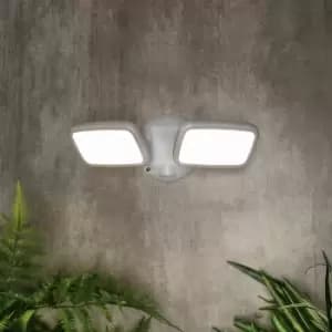 Image of Zinc LYNN LED Twin Security Spotlight 20W Cool White in White
