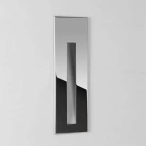 Image of LED 1 Light Indoor Recessed Marker Wall Light Polished Chrome