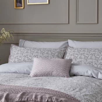 Image of Fable Light Purple Cotton 'Mirabel' Duvet Cover Set - double