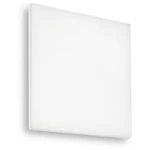 Image of Ideal Lux Mib - LED Outdoor 1 Light Flush Ceiling Light White IP65